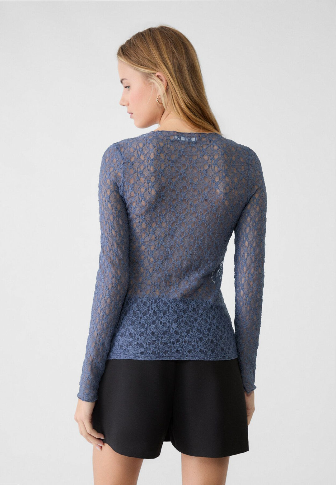 Moudda STRADIVARIUS - T-Shirt Long en Dentelle M/L - Tunisie 5