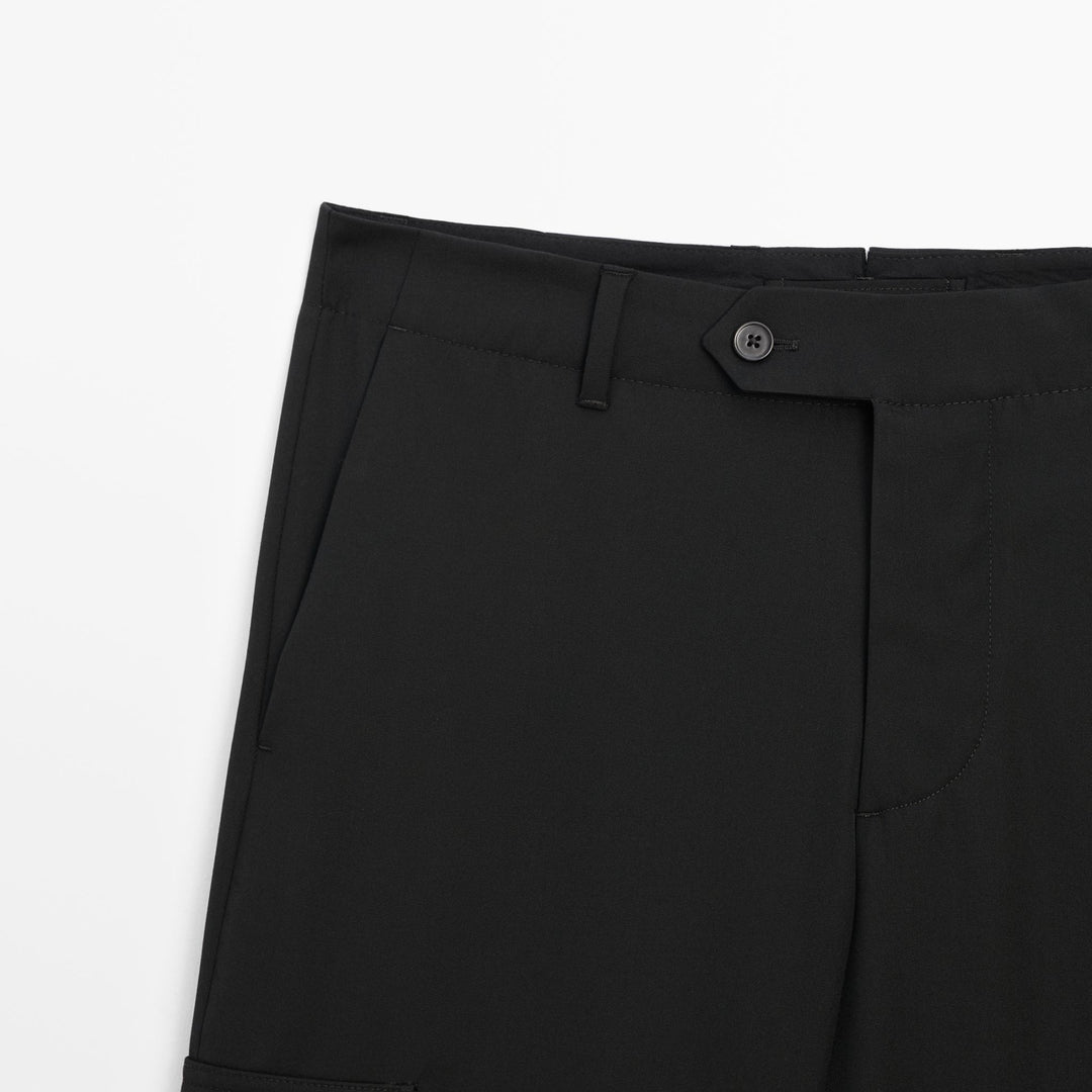 Moudda Massimo Dutti - Pantalon smart cargo laine - Tunisie 4