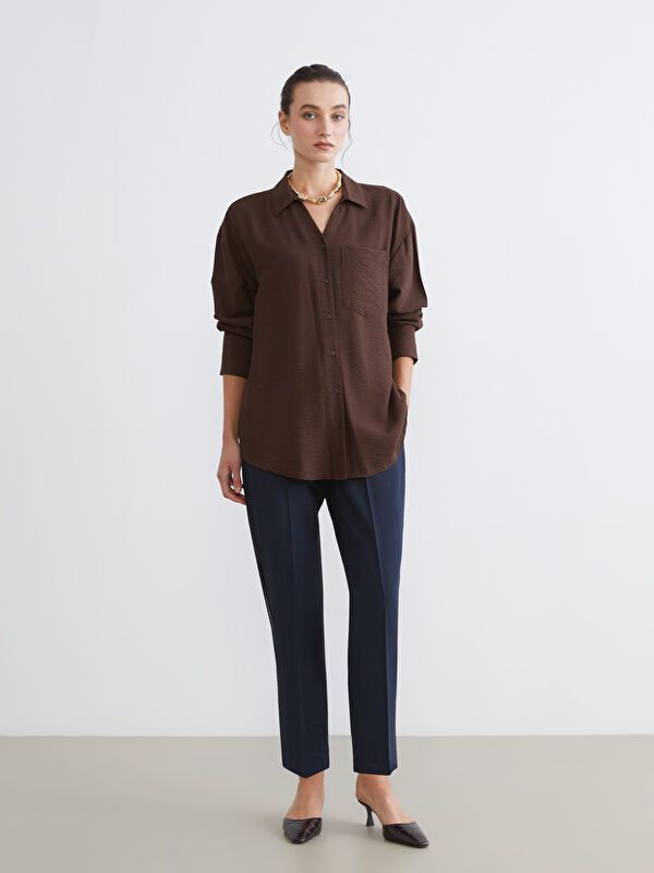 Moudda LC Waikiki - Chemise manches longues en tissu maternité pour Femme - Tunisie 2