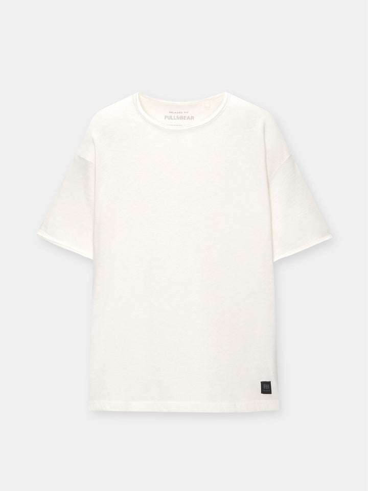 Moudda PULL & BEAR - T-Shirt Demi-Manches Bord Brut - Tunisie 1