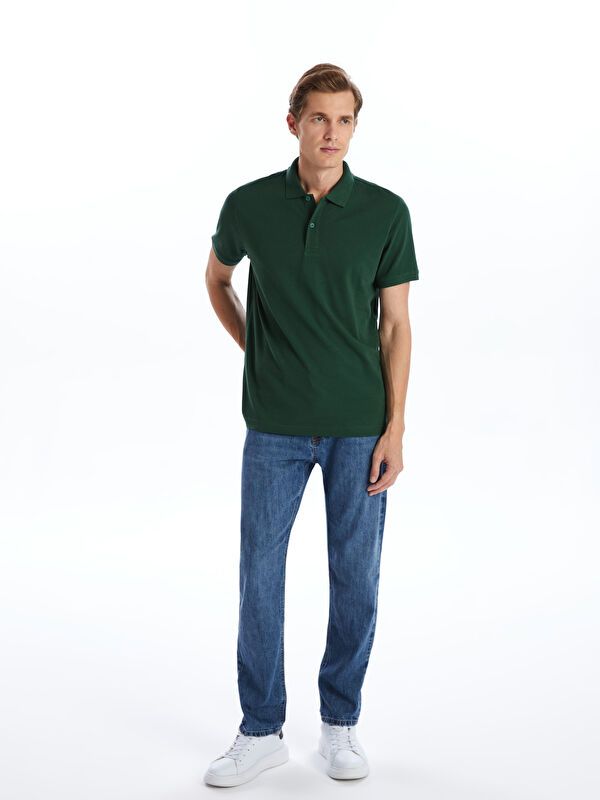 Moudda LC Waikiki - T-shirt col polo basique manches courtes en jersey - Tunisie 2