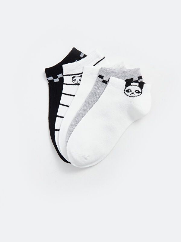 Moudda LC Waikiki - Chaussettes pour sneakers Femme Ecru - Tunisie 2