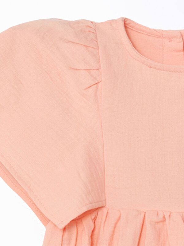 Moudda LC Waikiki - Robe manches courtes en tissu pour Fille - Tunisie 3