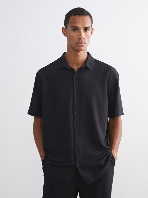 Moudda LC Waikiki - Chemise manches courtes en tissu pour Homme - Tunisie 1