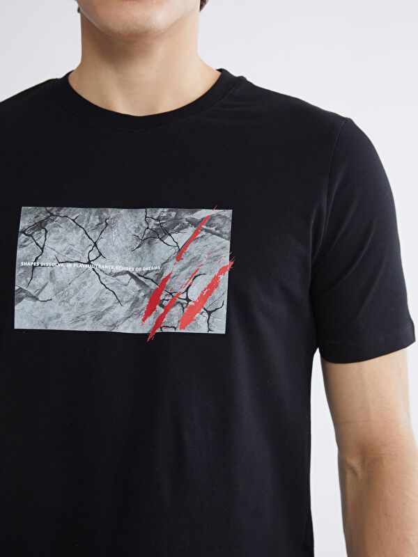 Moudda LC Waikiki - T-shirt imprimé manches courtes en jersey pour Homme - Tunisie 3