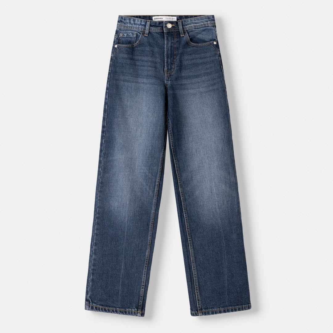 Moudda BERSHKA - Jean Droit Taille Haute Confort - Tunisie 1