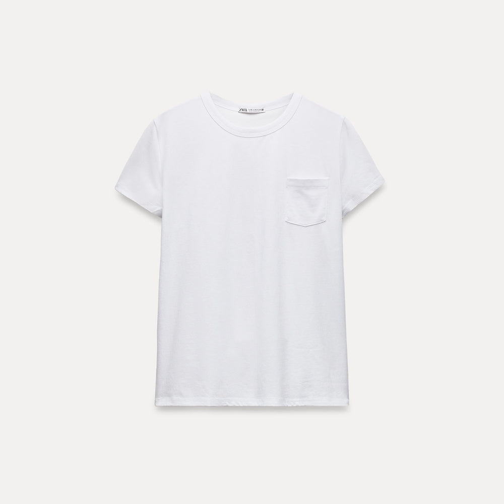 Moudda ZARA - T-shirt à Poche Col Rond - Tunisie 2