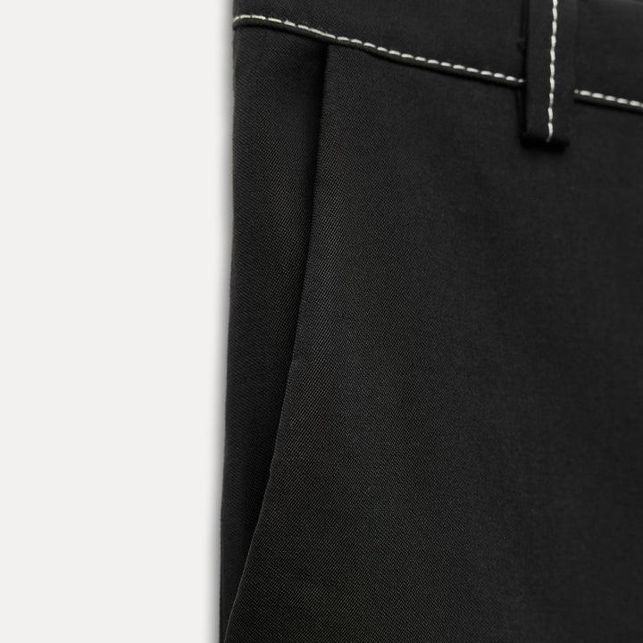 Moudda ZARA - Set pantalon droit avec surpiqûres contraste - Tunisie 4