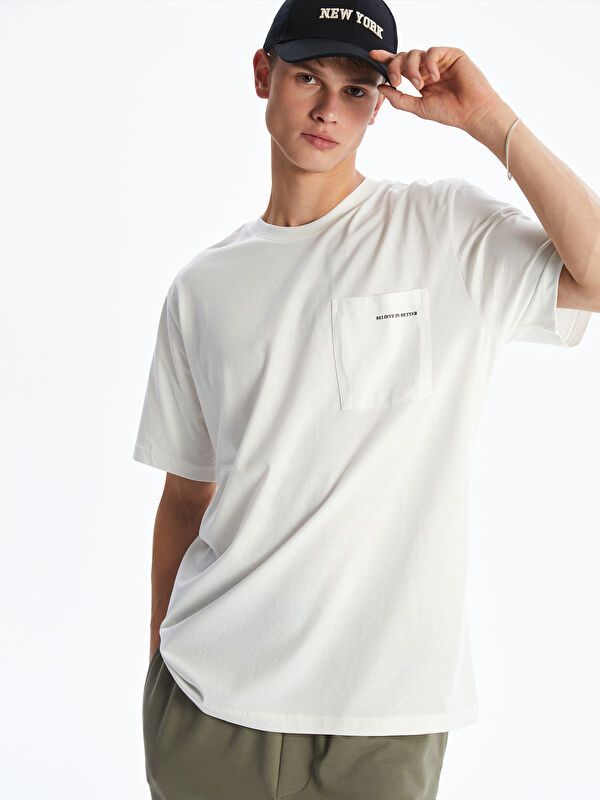 Moudda LC Waikiki - T-shirt imprimé manches courtes en jersey pour Homme - Tunisie 1
