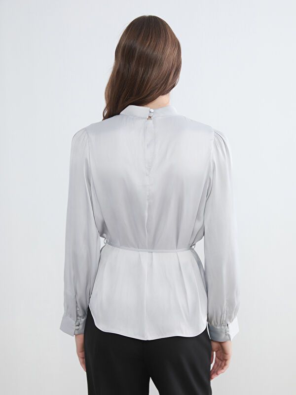 Moudda LC Waikiki - Chemisier (blouse) manches longues en tissu pour Femme - Tunisie 4