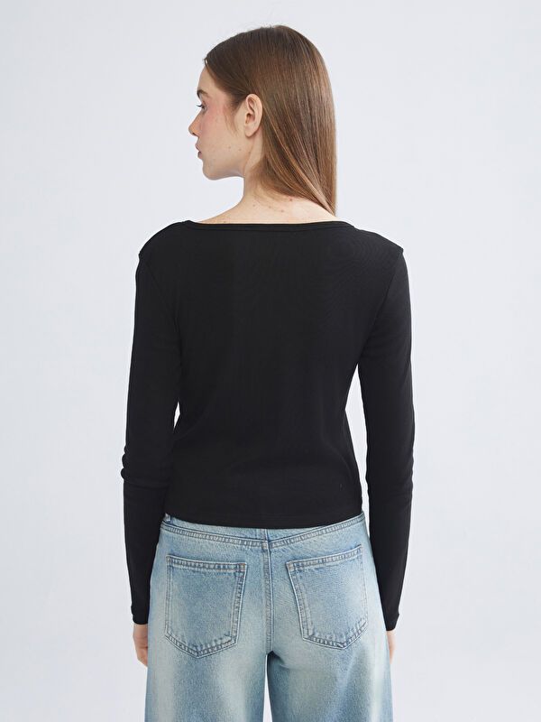 Moudda LC Waikiki - Body manches longues en jersey pour Femme - Tunisie 4