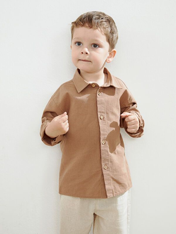 Moudda LC Waikiki - Chemise tissée à manches longues pour Garçons - Tunisie 2