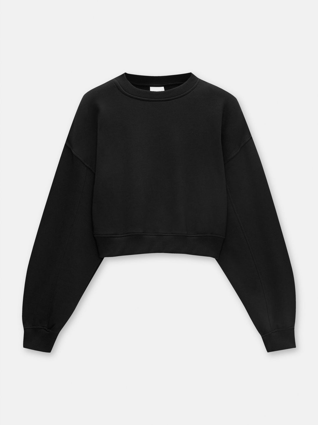 Moudda PULL & BEAR - Sweat Basique Crop Col Rond Fleece - Tunisie 3