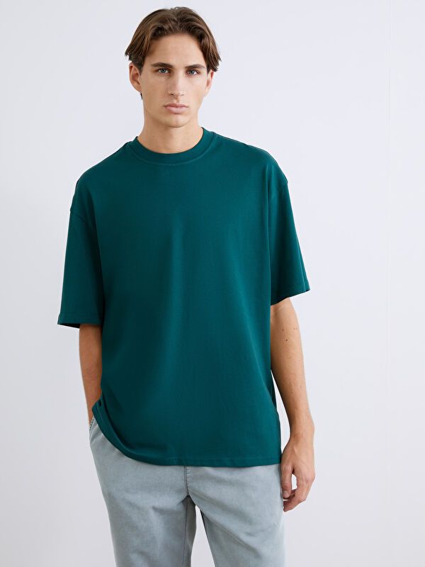Moudda LC Waikiki - T-shirt basique manches courtes en jersey - Tunisie 1