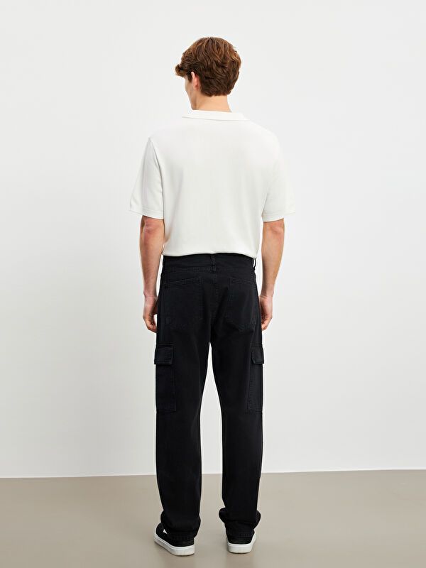 Moudda LC Waikiki - Pantalon tissé denim basique Homme Rodéo noir - Tunisie 2