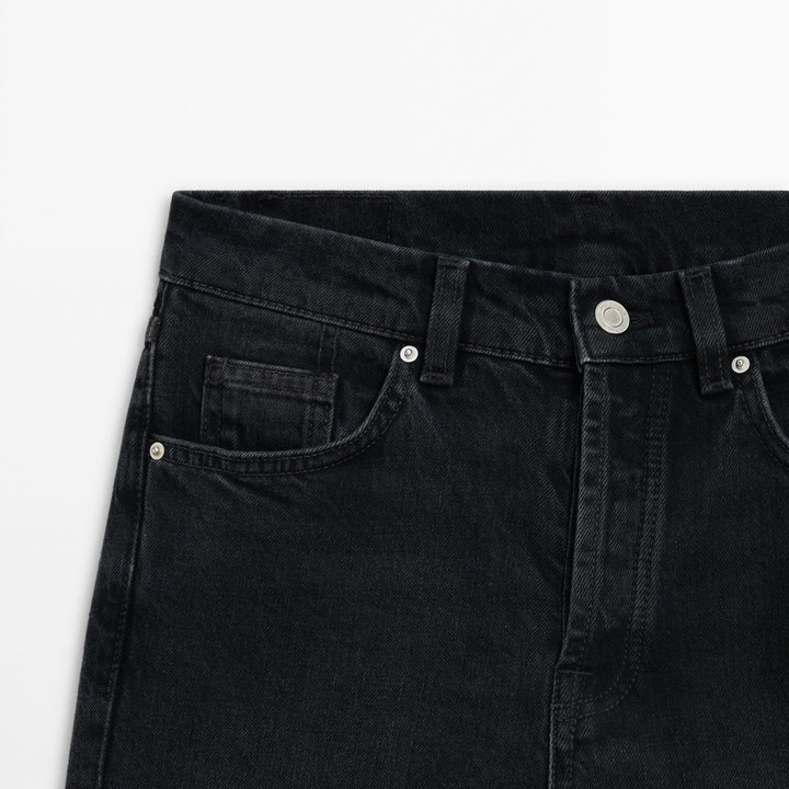 Moudda Massimo Dutti - Jean taille mi-haute droit confort longueur cheville - Tunisie 7