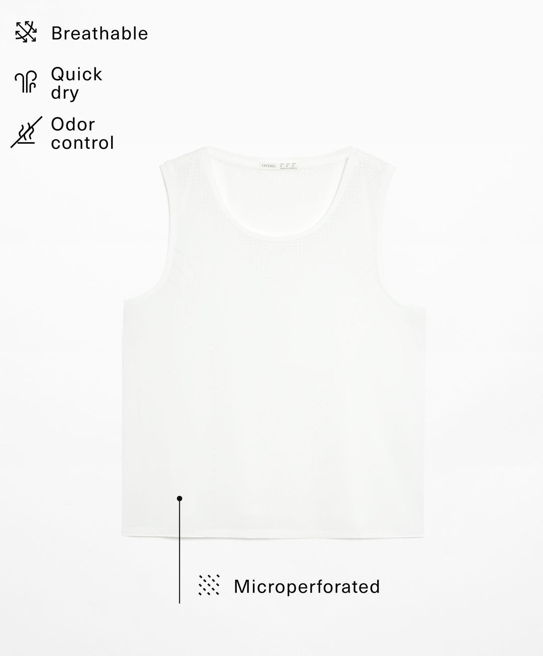 Moudda Oysho - T-Shirt Demi-Manches Technique Punching - Tunisie 2