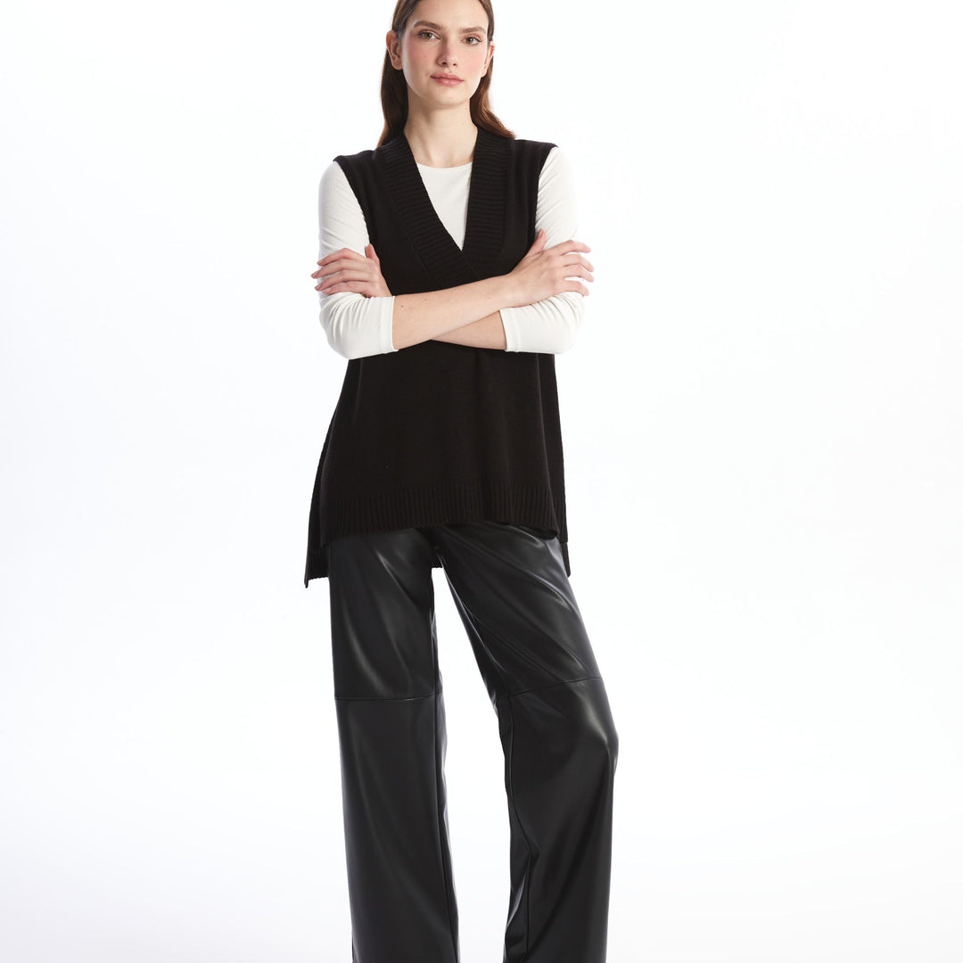 Moudda LC Waikiki - Pull tricot sans manches Femme Noir - Tunisie 2