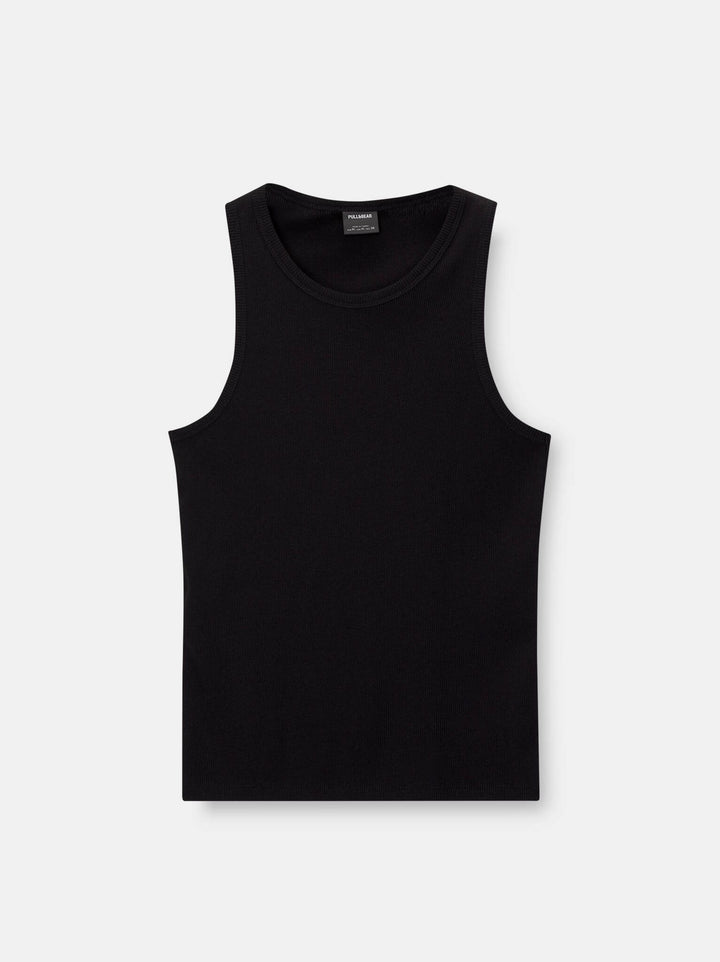 Moudda PULL & BEAR - Débardeur Basique Côtelé - Tunisie 8