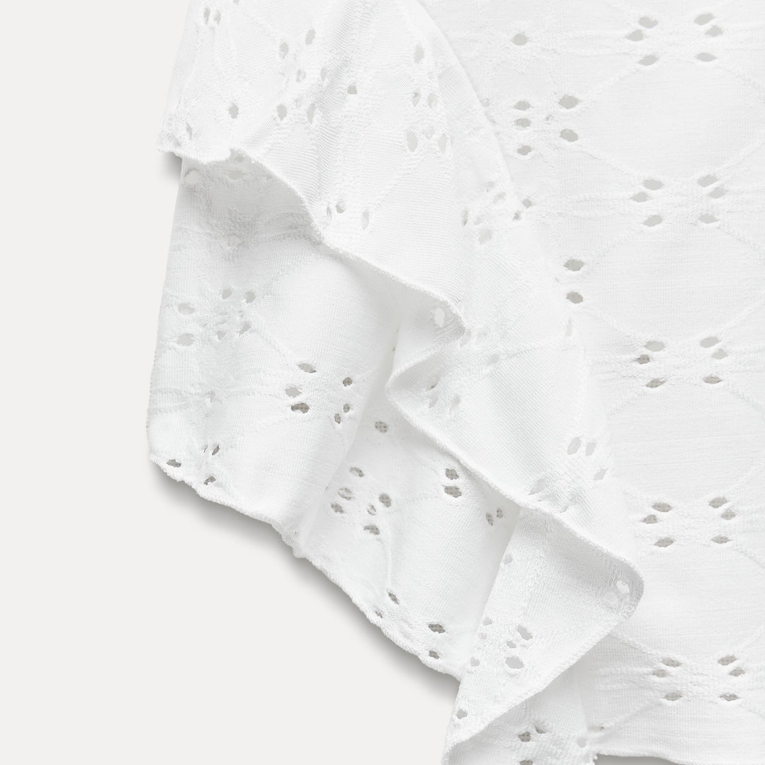 Moudda ZARA - Top à Bretelles Broderie Anglaise - Tunisie 3