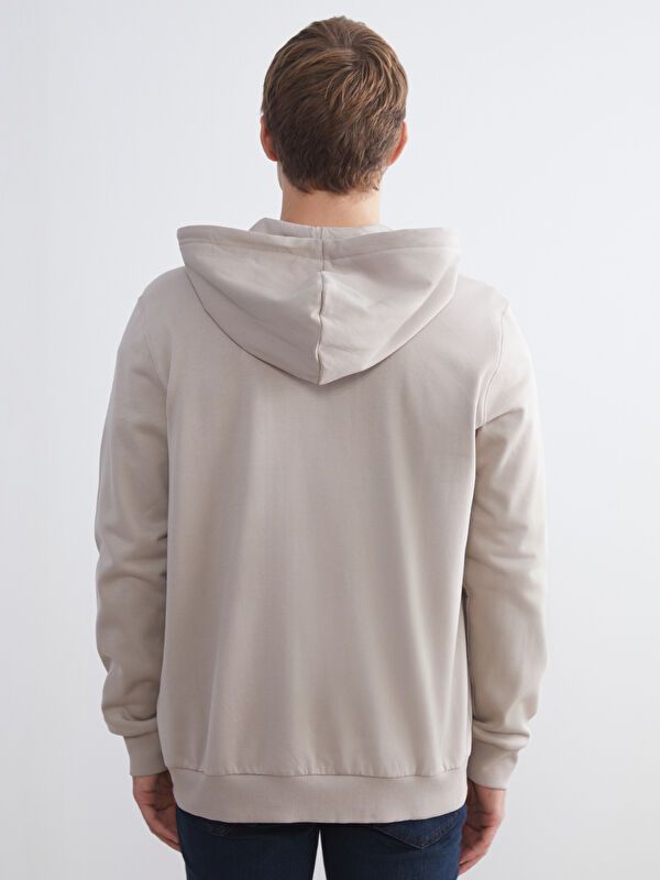 Moudda LC Waikiki - Cardigan jersey basique Homme Beige - Tunisie 4