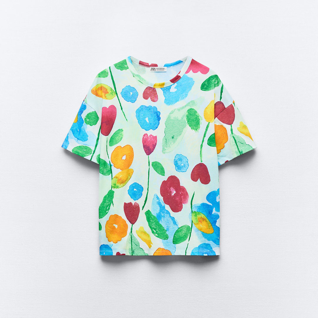 Moudda ZARA - T-shirt Imprimé All-over - Tunisie 2