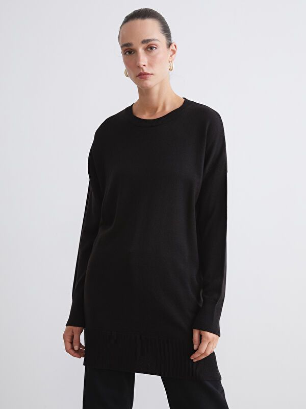 Moudda LC Waikiki - Tunique tricot Femme Noir - Tunisie 1