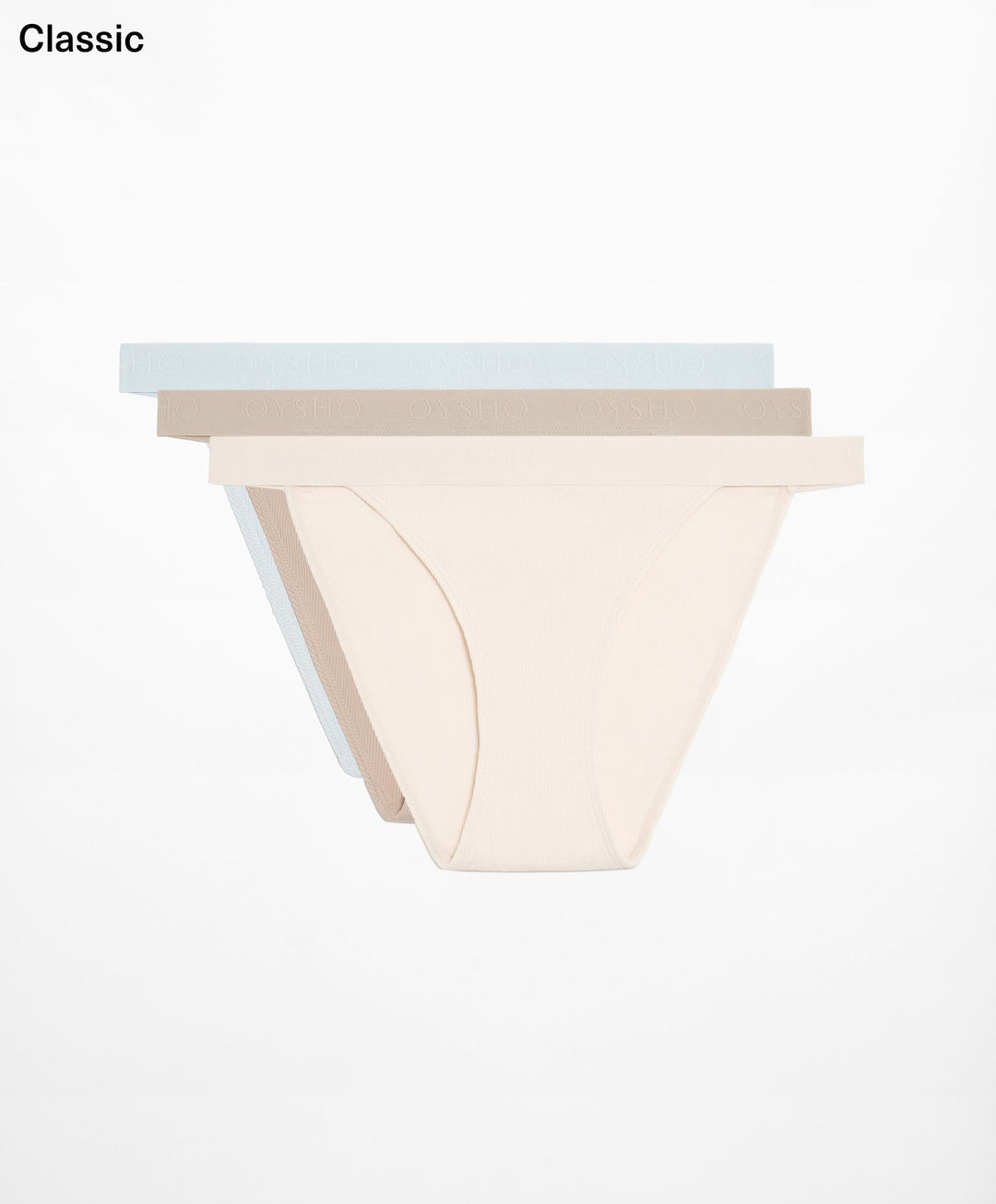 Moudda Oysho - Culotte 3D Coton Côtelé Logo - Tunisie 1