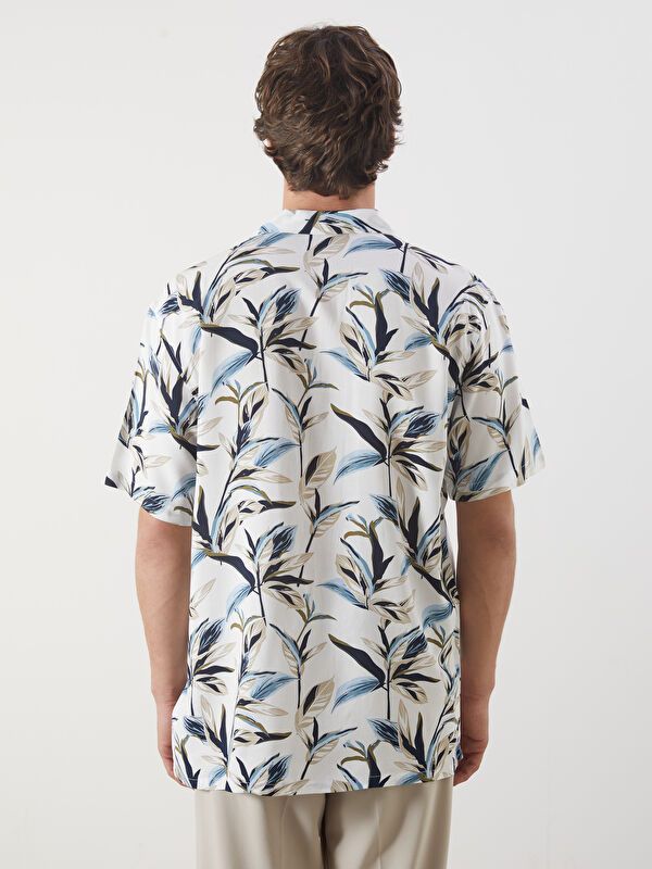 Moudda LC Waikiki - Chemise imprimée manches courtes en tissu tissé pour Homme - Tunisie 4