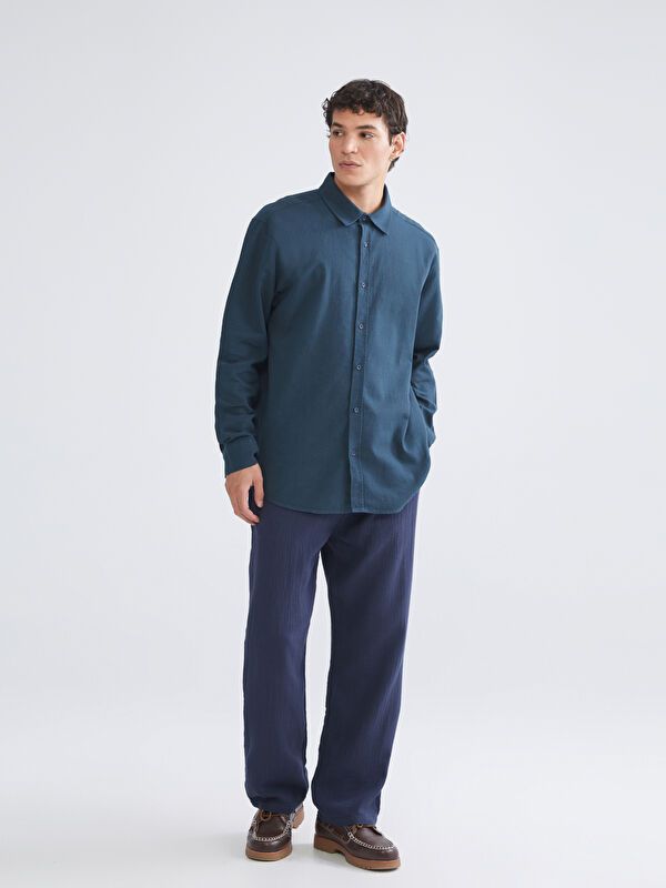 Moudda LC Waikiki - Chemise manches longues en tissu pour Homme - Tunisie 2