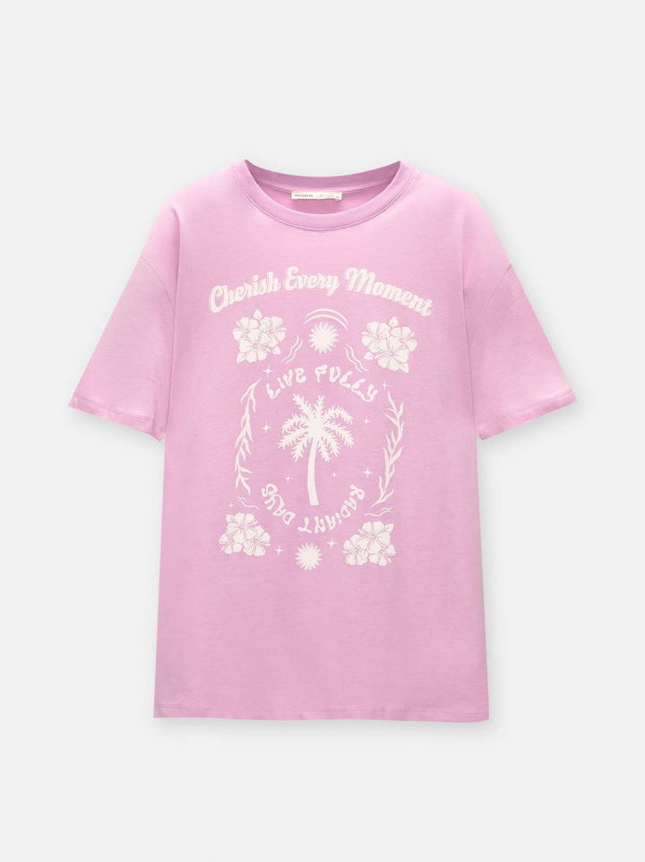 Moudda PULL & BEAR - Body Graphique Rétro Palmiers - Tunisie 2