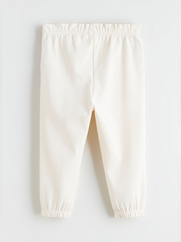 Moudda LC Waikiki - Ensemble en jersey couleur Crème pour filles - Tunisie 5