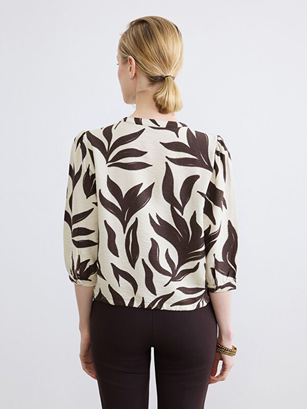 Moudda LC Waikiki - Chemisier (blouse) imprimé manches longues en tissu - Tunisie 4