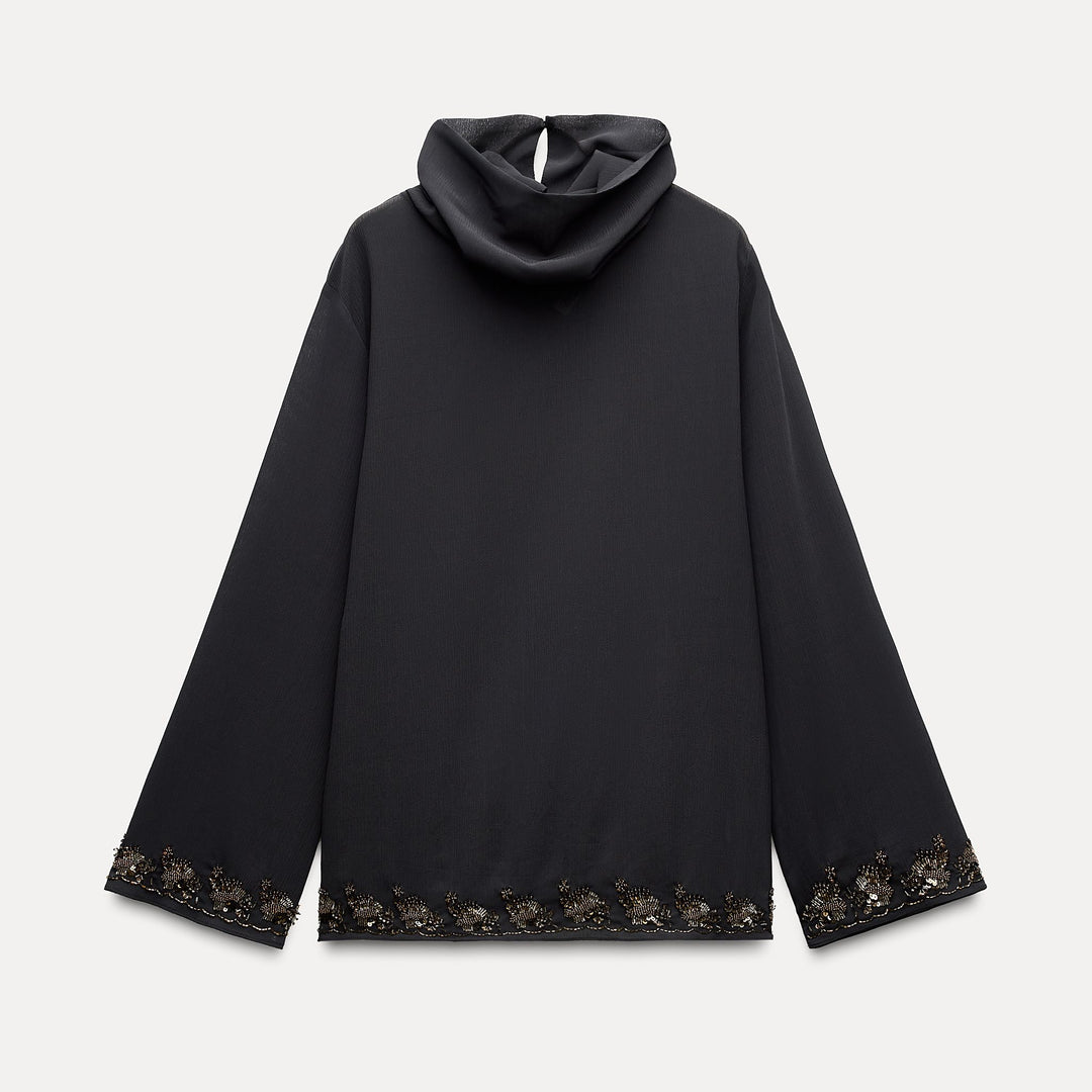 Moudda ZARA - Set chemise fluide ourlet fantaisie - Tunisie 2