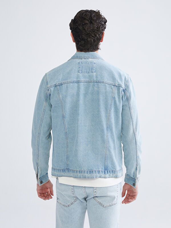 Moudda LC Waikiki - Manteau tissé en jean pour Hommes - Tunisie 4
