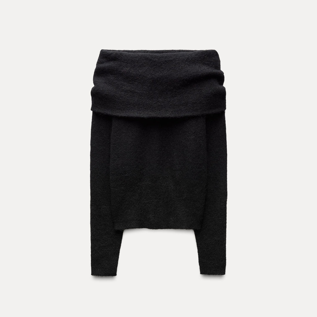 Moudda ZARA - Pull bandeau brossé en alpaga - Tunisie 1