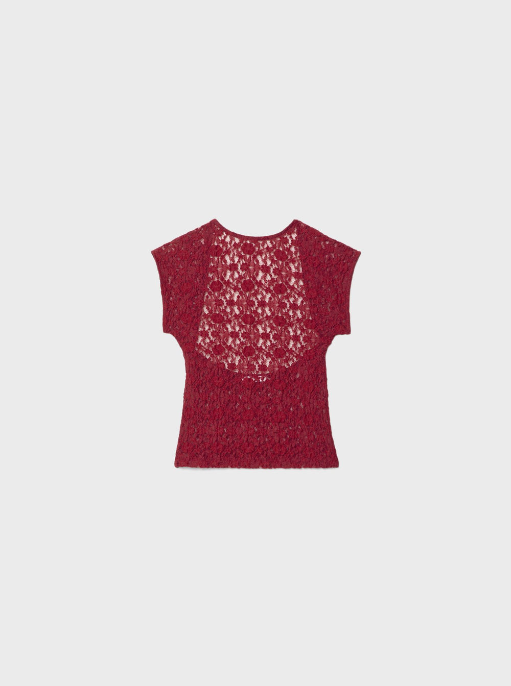 Moudda STRADIVARIUS - T-Shirt Mini Manches Dos Nu en Dentelle - Tunisie 2