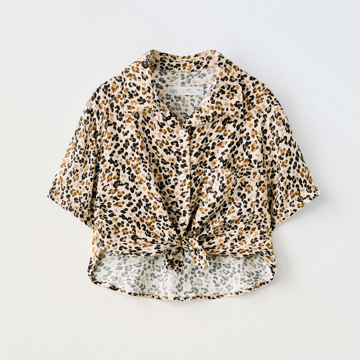 Moudda ZARA - Chemise fille imprimé animalier - Tunisie 1