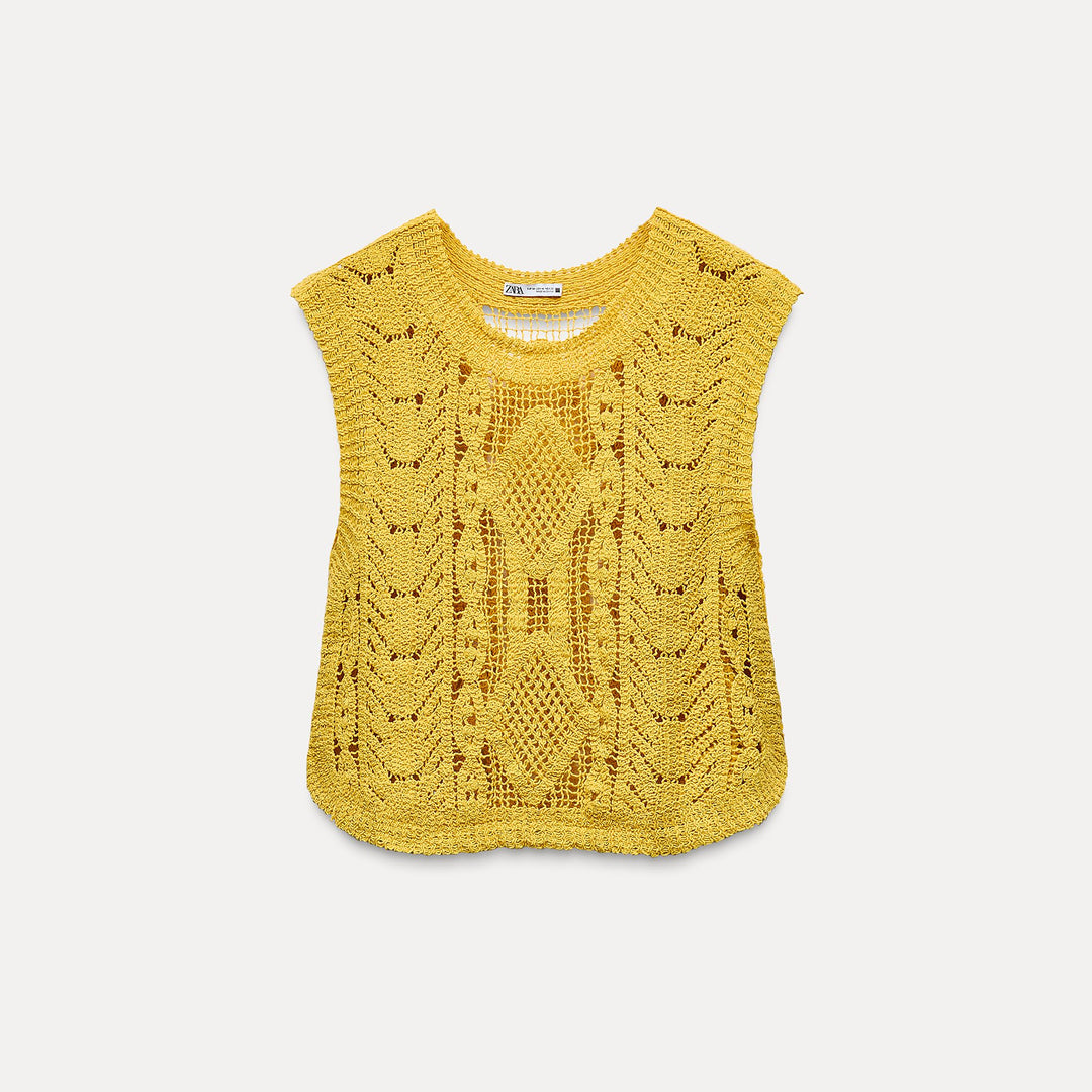 Moudda ZARA - Gilet Top en Crochet - Tunisie 2