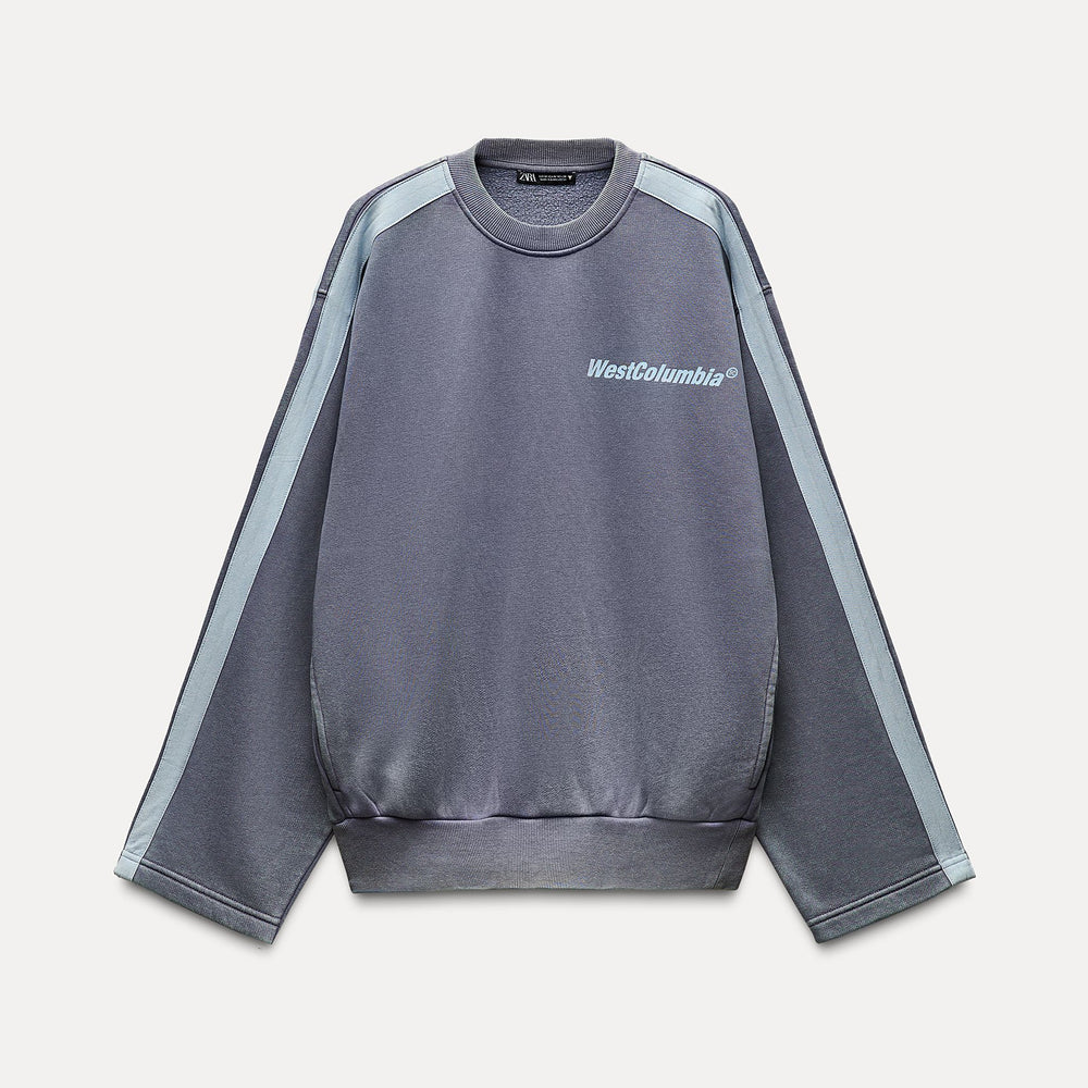 Moudda ZARA - Sweat col rond manches longues, style Columbia - Tunisie 2