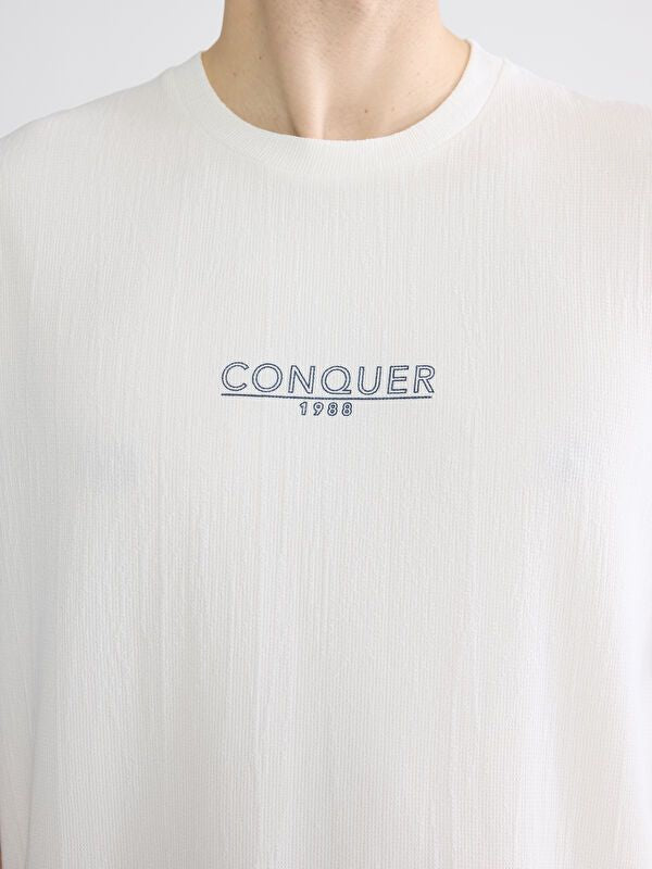 Moudda LC Waikiki - T-shirt imprimé manches courtes en jersey pour Homme - Tunisie 3