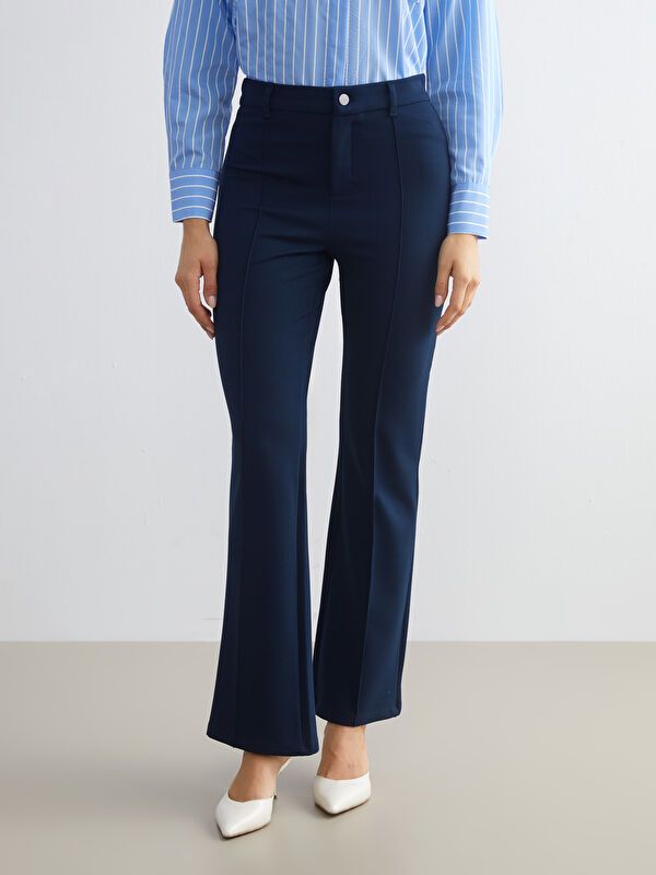 Moudda LC Waikiki - Pantalon tissé moyen Femme Marine - Tunisie 2