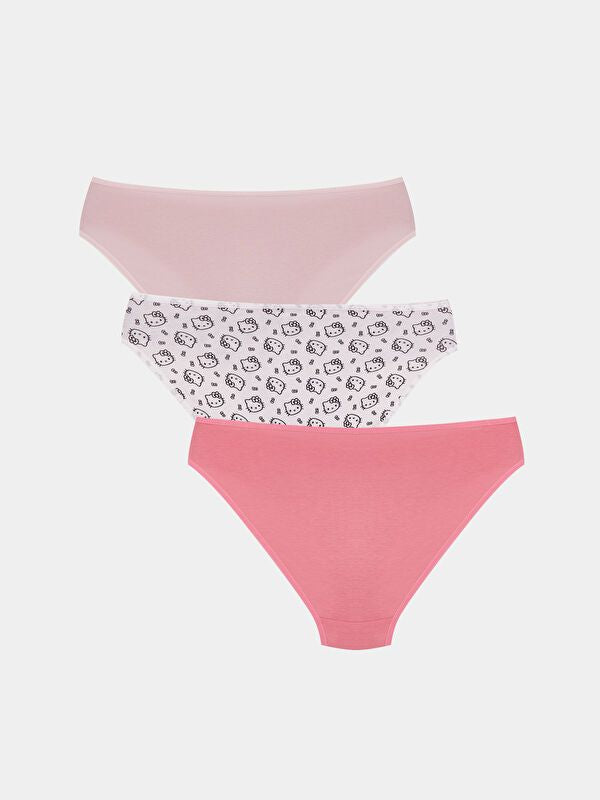 Moudda LC Waikiki - Culotte en jersey couleur Rose imprimé pour femmes - Tunisie 2