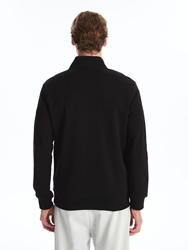 Moudda LC Waikiki - Sweatshirt jersey basique Homme Noir - Tunisie 5