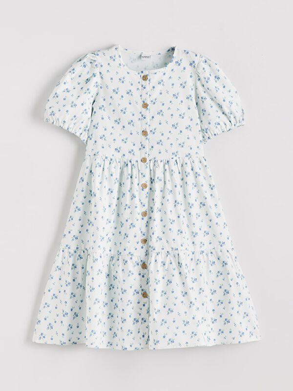 Moudda LC Waikiki - Robe manches courtes en tissu pour Fille - Tunisie 1