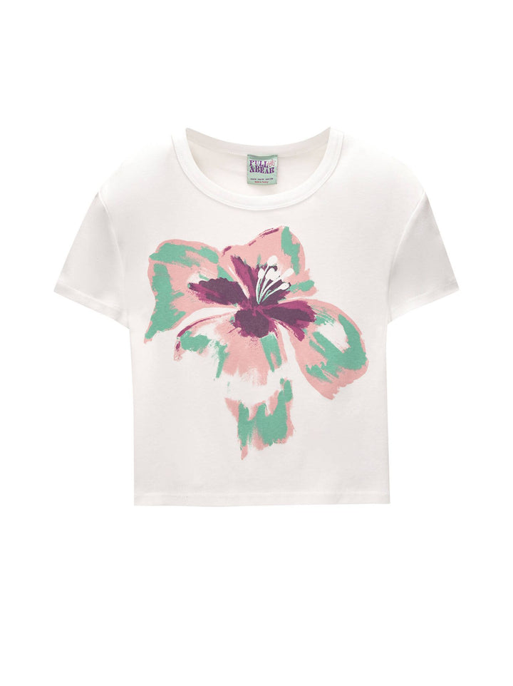 Moudda PULL & BEAR - Body Graphique Fleur Été - Tunisie 8
