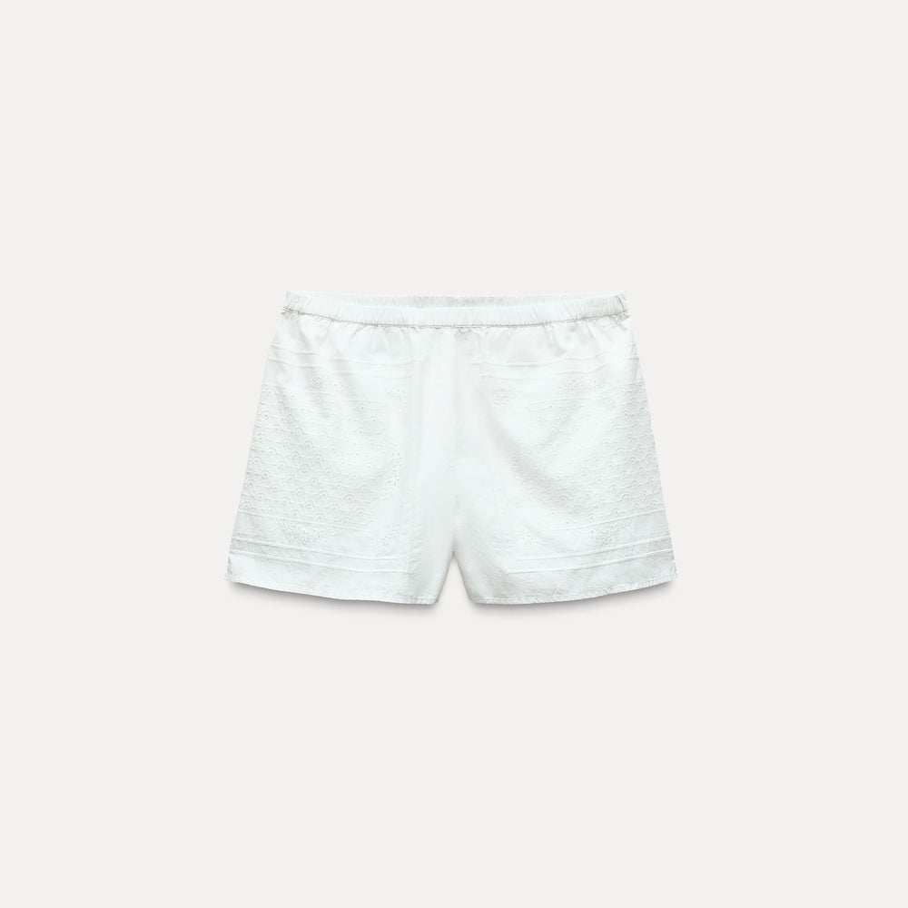 Moudda ZARA - Short brodé, taille élastique - Tunisie 2