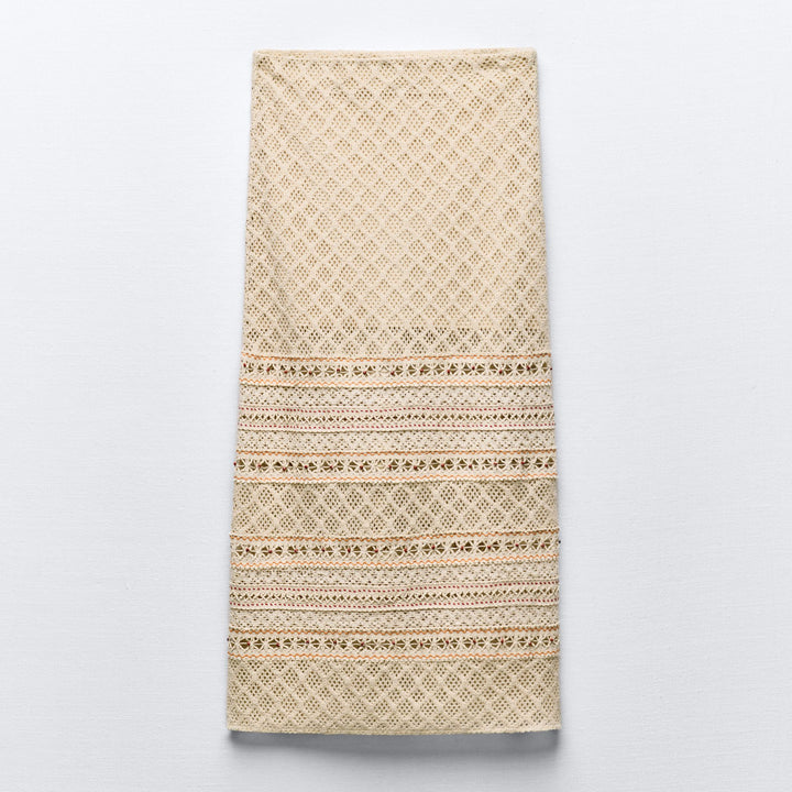 Moudda ZARA - Jupe Midi en Crochet Bimatière - Tunisie 2