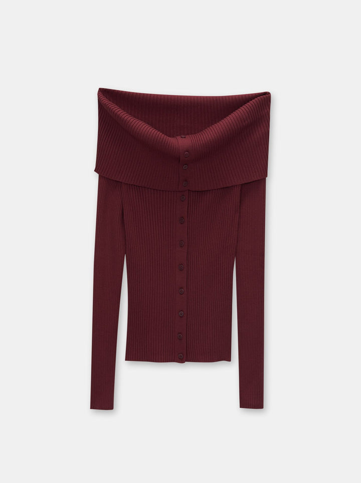 Moudda PULL & BEAR - Cardigan Bardot Boutons - Tunisie 1