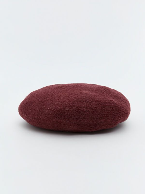 Moudda LC Waikiki - Béret tricot Femme Bordeaux - Tunisie 1